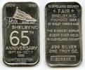 Bullion Medal 1989 Cleveland County Fair Shelby Kiwanis 999 Silver 1 oz ... 129,11 EUR  + 23,20 EUR frais d'envoi