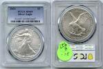 Bullion Dollar 2024 American Eagle 1 oz Silver PCGS MS69 Certified Ounce Bullion - R927 -