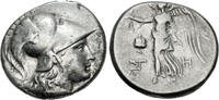 Greece AR TETRADRACHM PAMPHYLIA, Side. Circa 205-100 BC. AR Tetradrachm (27.5mm, 16.68 g, 1h). Ste–, m -