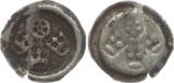 Köln, Stadt Einseitiger Heller o.J. (nach 1511) Rad über 3 Kronen im Hohlring Sehr selten, TTB mit feiner Patina, SR