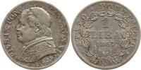 Vatikan 1 Lira Pius IX., 1846 - 1878 -