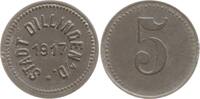 5 Pfennig 1917 Dillingen (Bayern) Zink Fast vorzüglich