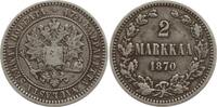 Finnland 2 Markkaa Alexander II. von Russland, 1855 - 1881 -