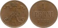 Finnland Penni Alexander III. von Russland, 1881 - 1894 -