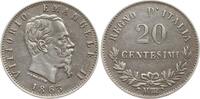 Italien, Königreich 20 Centesimi Vittorio Emanuele II., 1861 - 1878, Mailand -