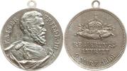 Deutschland, Kaiserreich, Preußen, Königreich Tragbare versilberte Bronzemedaille Friedrich III., 1888, v. Lauer (ohne Signatur), Regierungsantritt am 9. März -