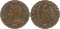 Frankreich, Kaiserreich 2 Centimes Napoleon III., 1852 - 1870, Straßburg -