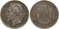Frankreich, Kaiserreich 1 Franc Napoleon III., 1852 - 1870, Straßburg -