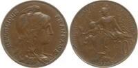 Frankreich, 3. Republik 10 Centimes Typ Dupuis -