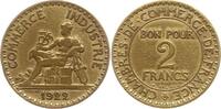 Frankreich, 3. Republik 2 Francs 1922 Chambre de Commerce Sehr schön, ge... 2,00 EUR prix TTC + 6,00 EUR frais d'envoi