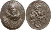 Nürnberg, Stadt Hochovale Bleigussmedaille v. Ritter, auf Christoph IV. Fürer von Haimendorf und Wolkersdorf, 1578 - 1653 -