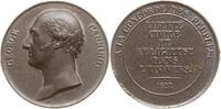 Frankreich, Königreich, Paris, Stadt Eisengussmedaille v. Galle, a.d. Tod von George Canning, 1771-1827, britischer Premierminister -