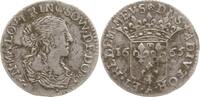 Frankreich - Dombes 1/12 Ecu (Luigino) Anne Marie Louise de Bourbon, 1650-1693, Vs.: AN. MA. LOV. PRINC. SOVV. DE. DOM. -