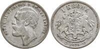 Schweden, Königreich 1 Krone Oskar II., 1872 - 1907 -