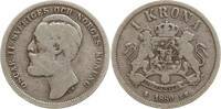 Schweden, Königreich 1 Krone Oskar II., 1872 - 1907 -