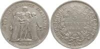 Frankreich, 2. Republik 5 Francs Typ Hercule, Paris -