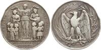 Frankreich, Kaiserreich Silbermedaille Napoleon III., 1852 - 1870, v. Farochon, Enseignement Primaire, Preismedaille -