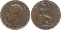 Großbritannien Farthing George V., 1910 - 1936 -