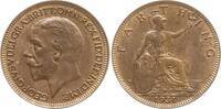 Großbritannien Farthing George V., 1910 - 1936 -