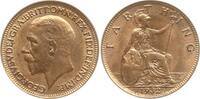 Großbritannien Farthing George V., 1910 - 1936 -
