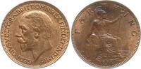 Großbritannien Farthing George V., 1910 - 1936 -
