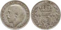 Großbritannien 3 Pence George V., 1910 - 1936 -