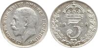 Großbritannien 3 Pence George V., 1910 - 1936 -