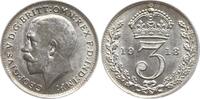 Großbritannien 3 Pence George V., 1910 - 1936 -