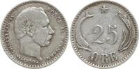 Dänemark, Königreich 25 Öre Christian IX., 1863 - 1906 -