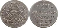 Dänemark, Königreich 12 Skilling Frederik IV., 1699 - 1730 -