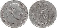 Dänemark, Königreich 1 Krone Christian IX., 1863 - 1906 -
