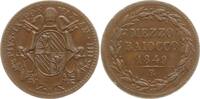 Vatikan 1/2 Baiocco Pius IX., 1846 - 1878, An IV, Rom -