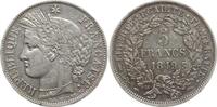 Frankreich, 2. Republik 5 Francs Paris, Typ Cérès, Variante main/main -