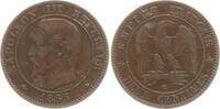 Frankreich, Kaiserreich 2 Centimes Napoleon III., 1852 - 1870, Straßburg -