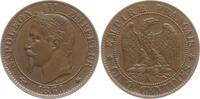 Frankreich, Kaiserreich 5 Centimes Napoleon III., 1852 - 1870 -