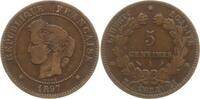 Frankreich, 3. Republik 5 Centimes -