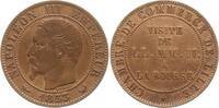 Frankreich, Königreich Module de 5 Centimes Napoleon III., 1852 - 1870, Visite á la Bourse de Lille -