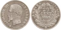 Frankreich, Kaiserreich 20 Centimes Napoleon III., 1852 - 1870, Straßburg -