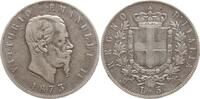 Italien, Königreich 5 Lire Vittorio Emanuele II., 1861 - 1878 -