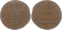 Sachsen-Coburg-Saalfeld, Herzogtum Pfennig Ernst, 1806 - 1826 -