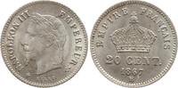 Frankreich, Kaiserreich 20 Centimes Napoleon III., 1852 - 1870, Straßburg -