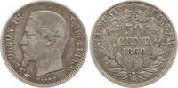 Frankreich, Kaiserreich 50 Centimes Napoleon III., 1852 - 1870, Paris -