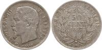 Frankreich, Kaiserreich 50 Centimes Napoleon III., 1852 - 1870, Paris -