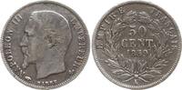 Frankreich, Kaiserreich 50 Centimes Napoleon III., 1852 - 1870, Paris -
