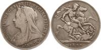 Großbritannien 1 Crown Victoria, 1837 - 1901 -