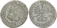 Württemberg-Öls 3 Kreuzer Christian Ulrich, 1664 - 1704 -