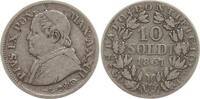 Vatikan 10 Soldi Pius IX., 1846 - 1878, An XXII -