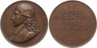 Frankreich, Königreich Bronzemedaille v. Leclerc, auf Eustache Le Sueur, Landschaftsmaler -