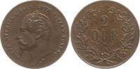 Schweden, Königreich 2 Öre Oskar I., 1844 - 1859 -