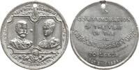 Großbritannien, Königreich Zinngussmedaille Victoria, 1837-1901, Besuch Mary Victoria v. Teck und George v. York in Leeds -
